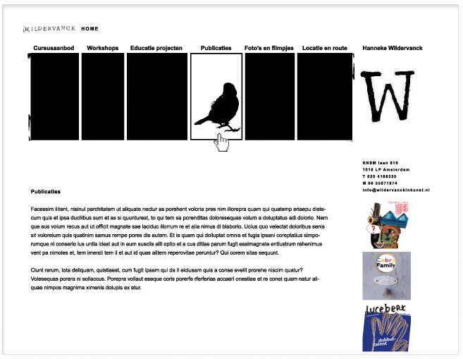 kalter ontwerpen | wildervanck in kunst