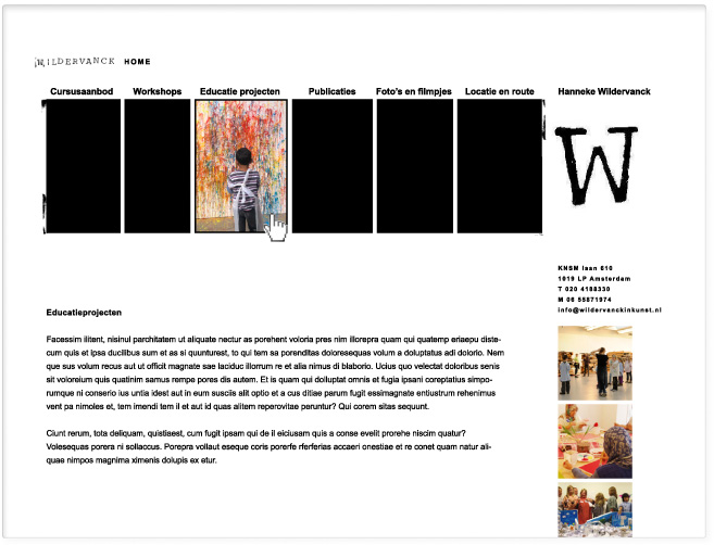 kalter ontwerpen | wildervanck in kunst